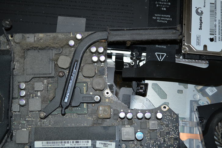 Gерегрев и выключение MacBook Pro A1278